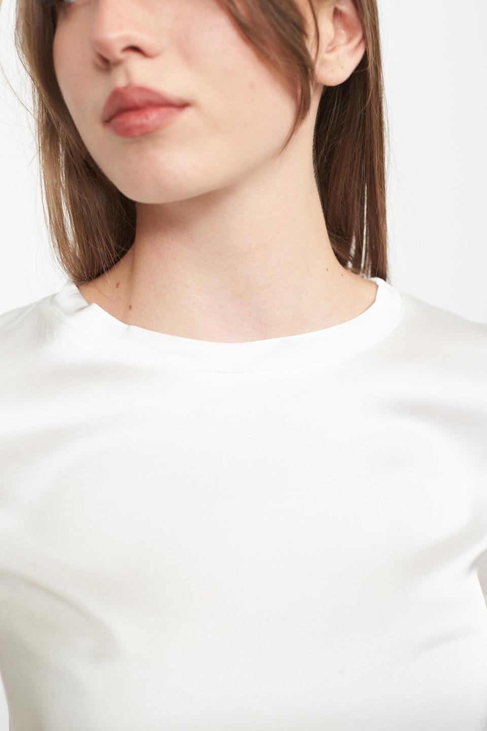 Blusa 1/2 manica raso panna - Primavera Estate 2025 | Brend