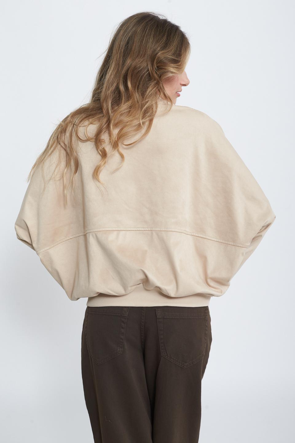 Bomber zip dainetto beige - Primavera Estate 2025 | Brend