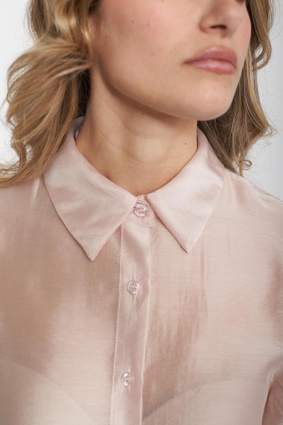 Camicia modello uomo lyocell rosa - Primavera Estate 2025 | Brend