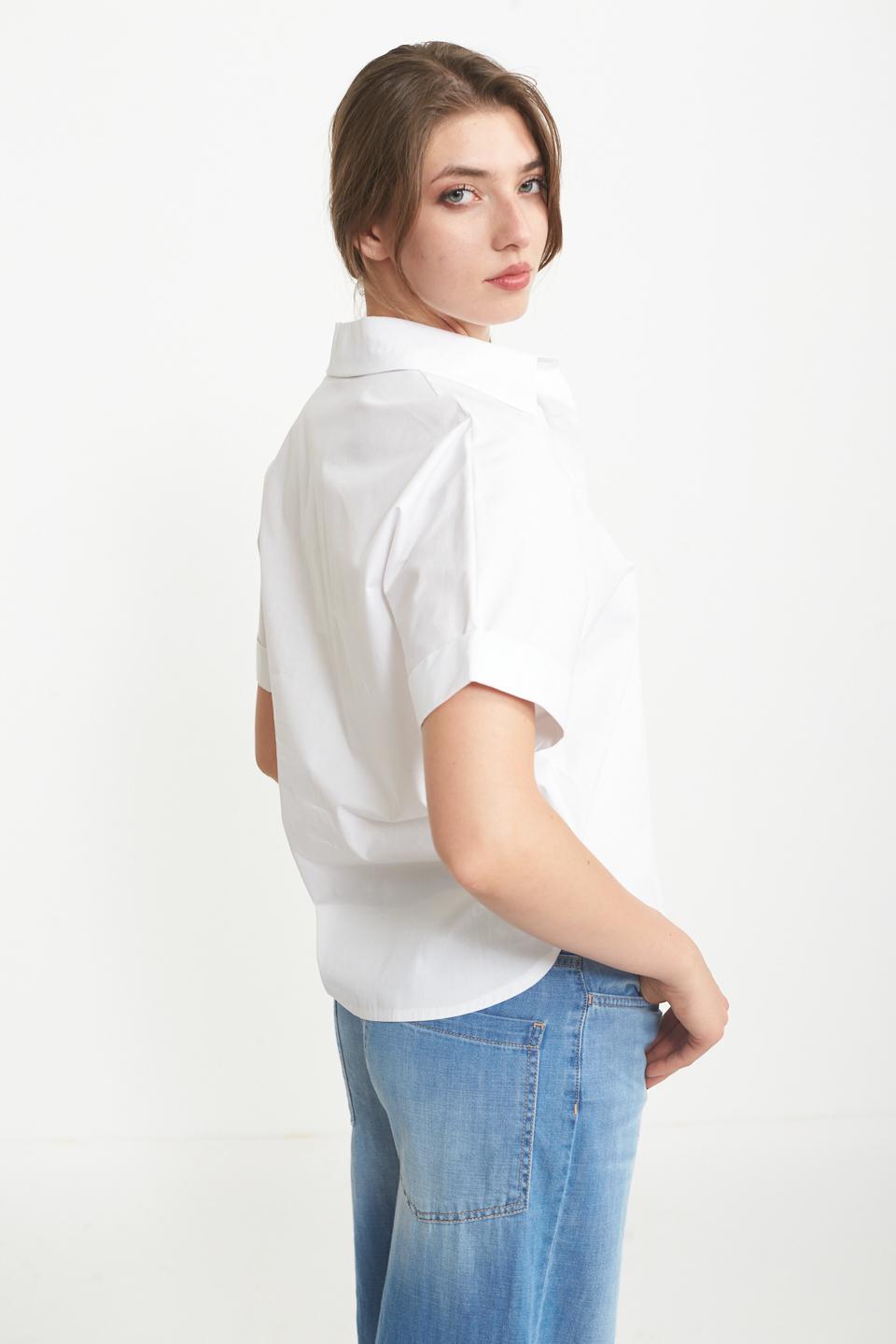 Camicia kimono taschino bianco - Primavera Estate 2025 | Brend