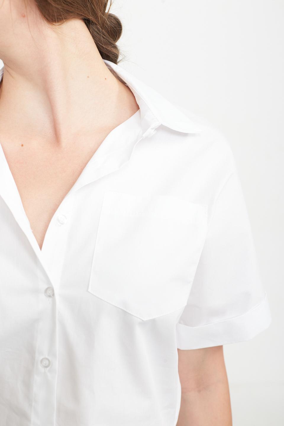 Camicia kimono taschino bianco - Primavera Estate 2025 | Brend