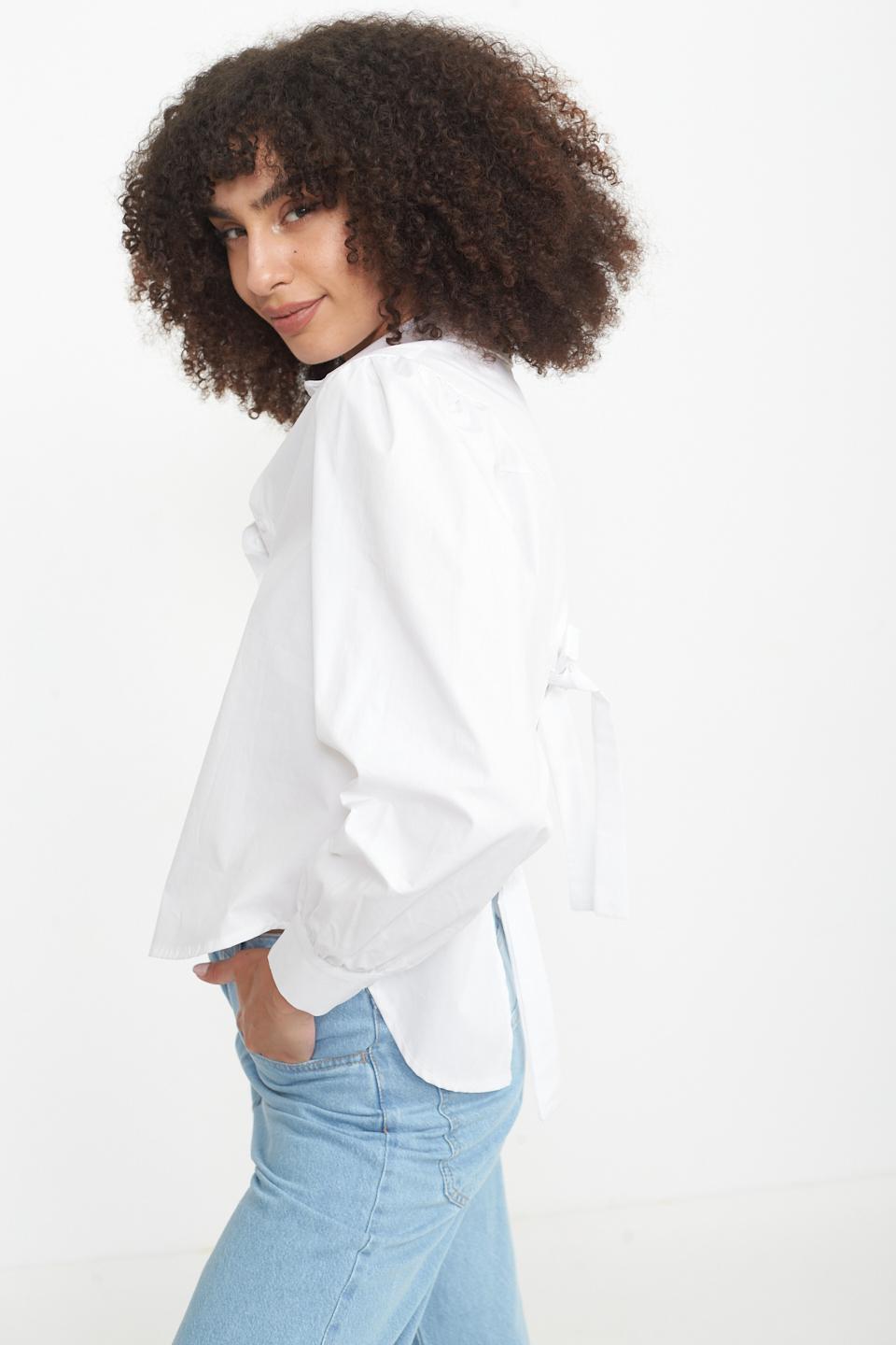 Camicia fiocchi dietro bianco - Primavera Estate 2025 | Brend