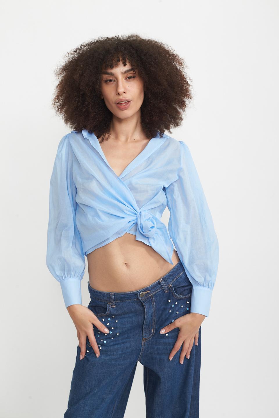 Camicia portafoglio celeste - Primavera Estate 2025 | Brend