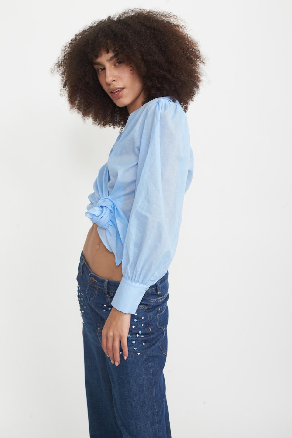 Camicia portafoglio celeste - Primavera Estate 2025 | Brend