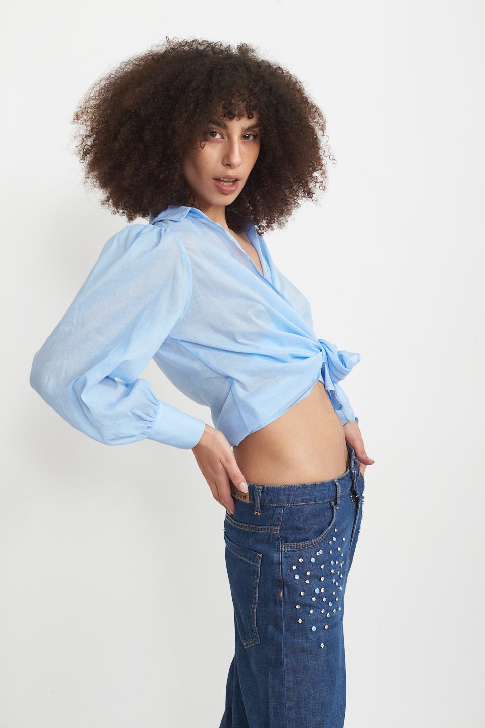 Camicia portafoglio celeste - Primavera Estate 2025 | Brend