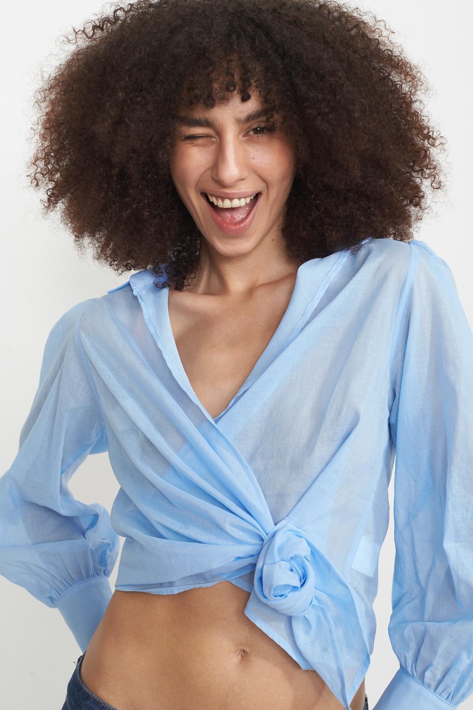 Camicia portafoglio celeste - Primavera Estate 2025 | Brend