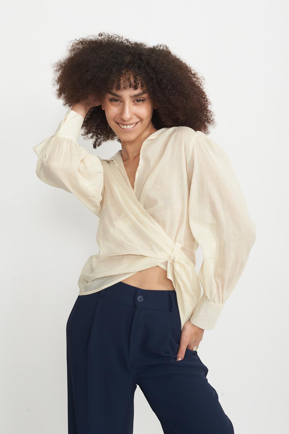 Camicia portafoglio panna - Primavera Estate 2025 | Brend