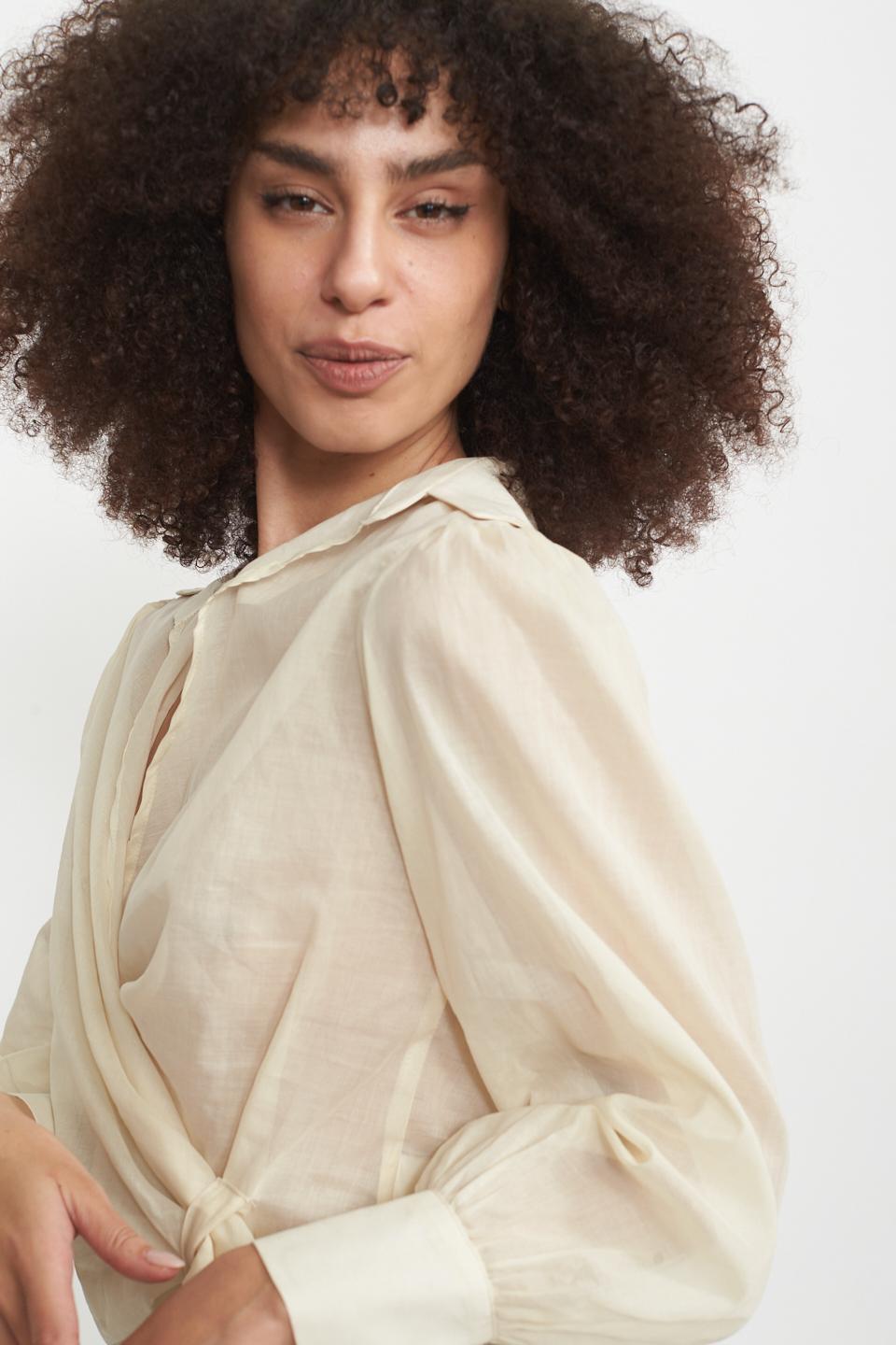 Camicia portafoglio panna - Primavera Estate 2025 | Brend