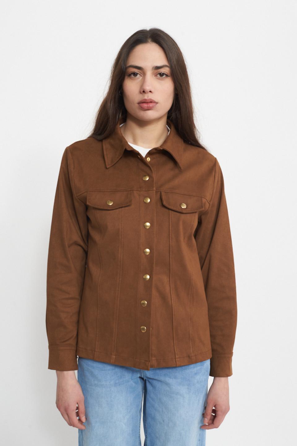 Camicia sahariana dainetto cammello - Primavera Estate 2025 | Brend