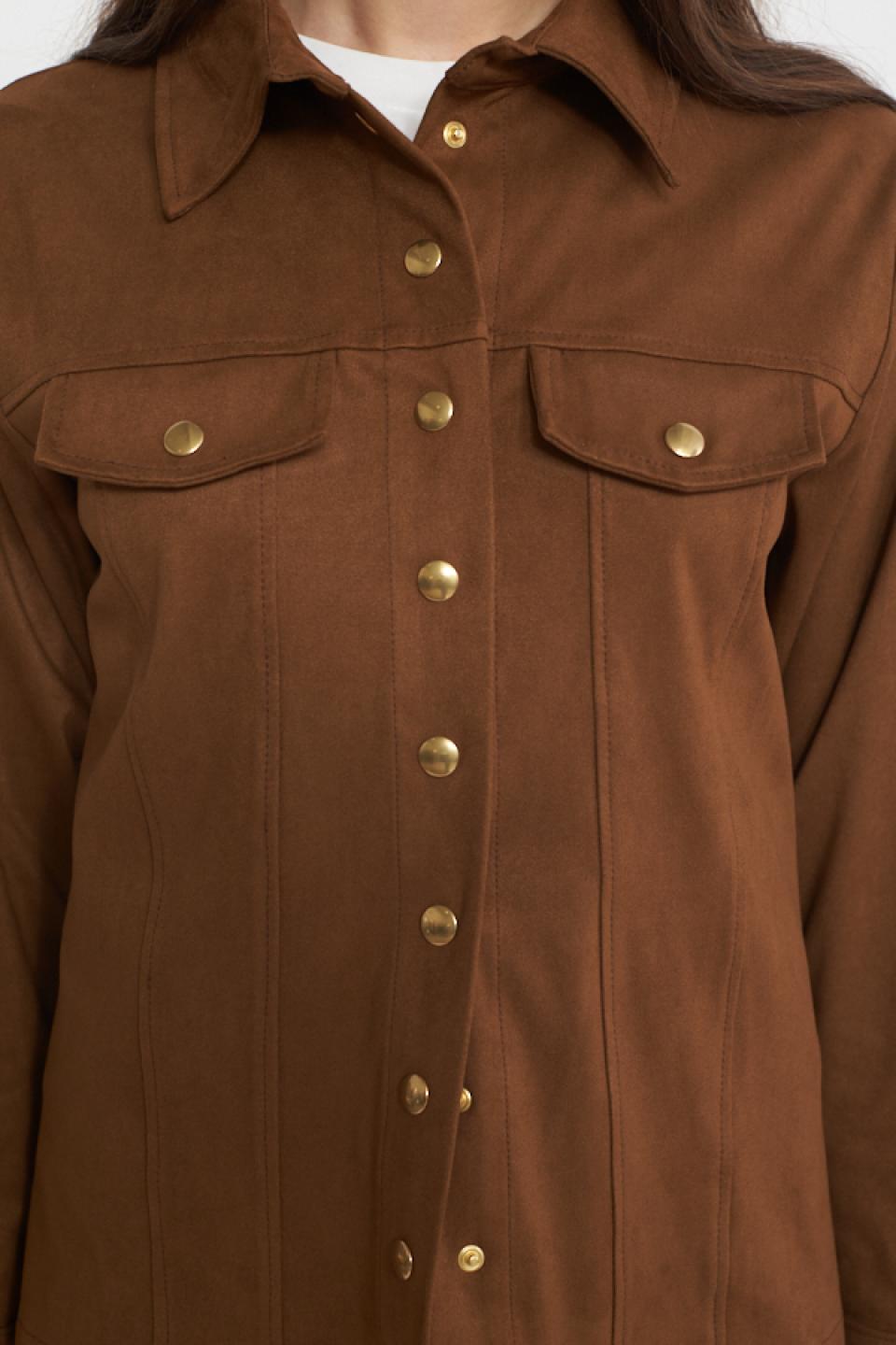 Camicia sahariana dainetto cammello - Primavera Estate 2025 | Brend