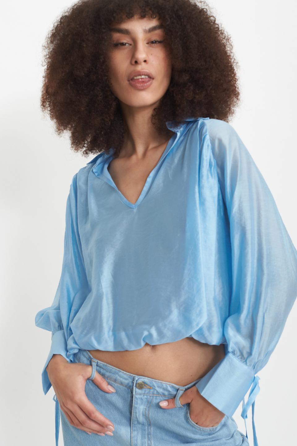 Camicia modello pittore celeste - Primavera Estate 2025 | Brend
