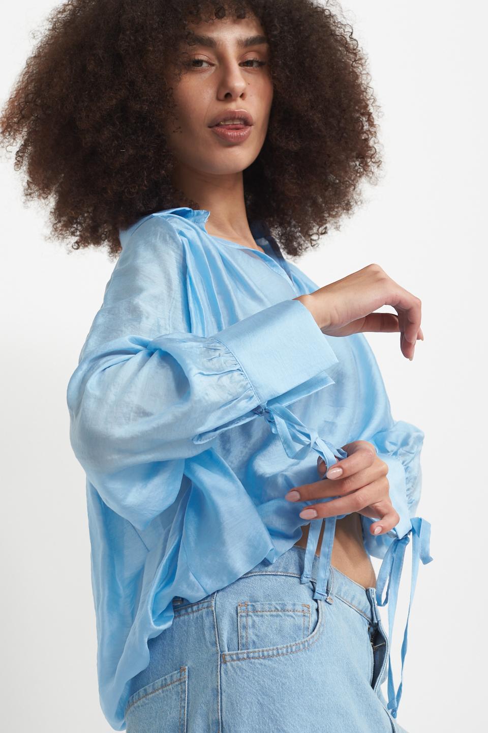 Camicia modello pittore celeste - Primavera Estate 2025 | Brend