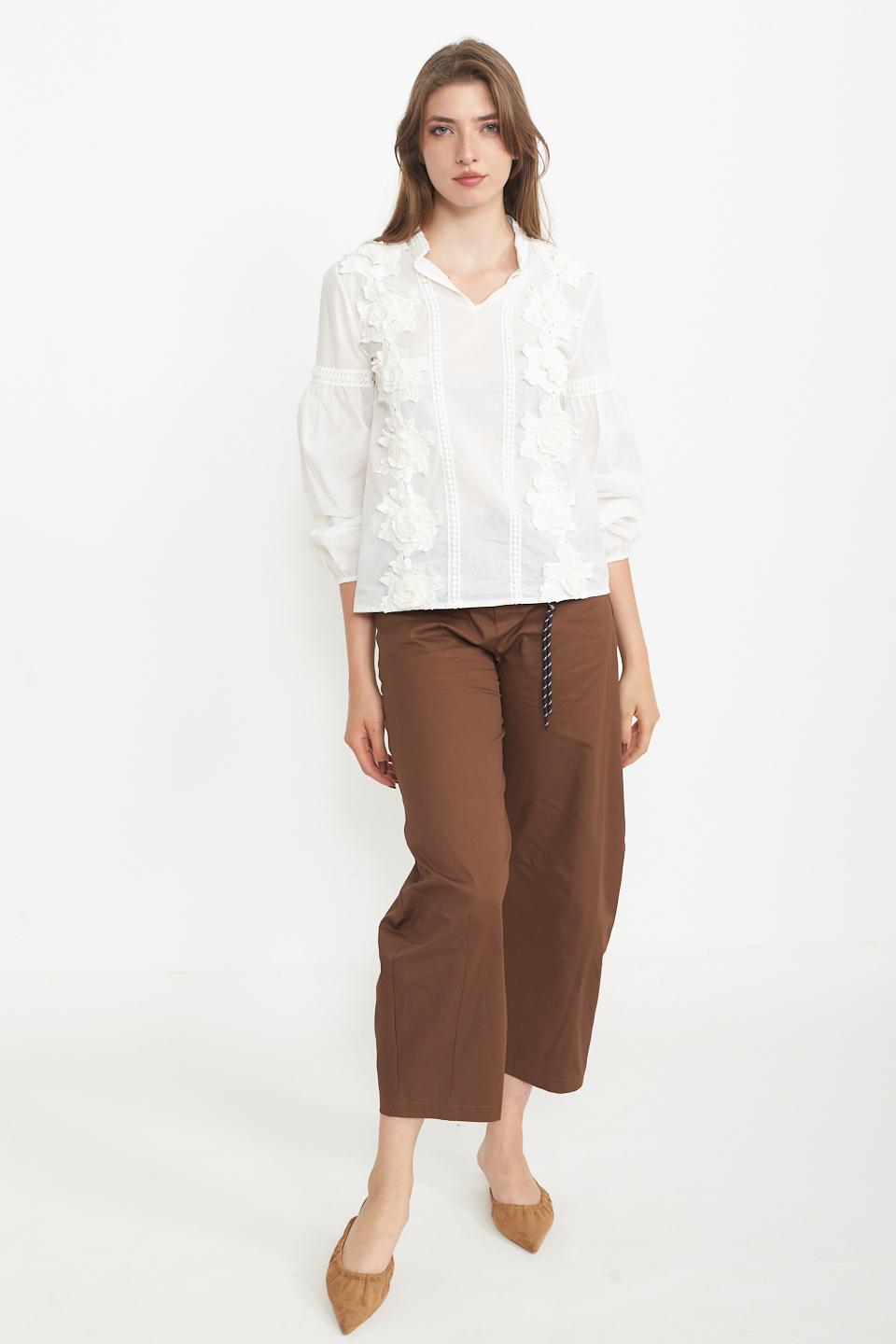 Camicia passamanerie panna - Primavera Estate 2025 | Brend