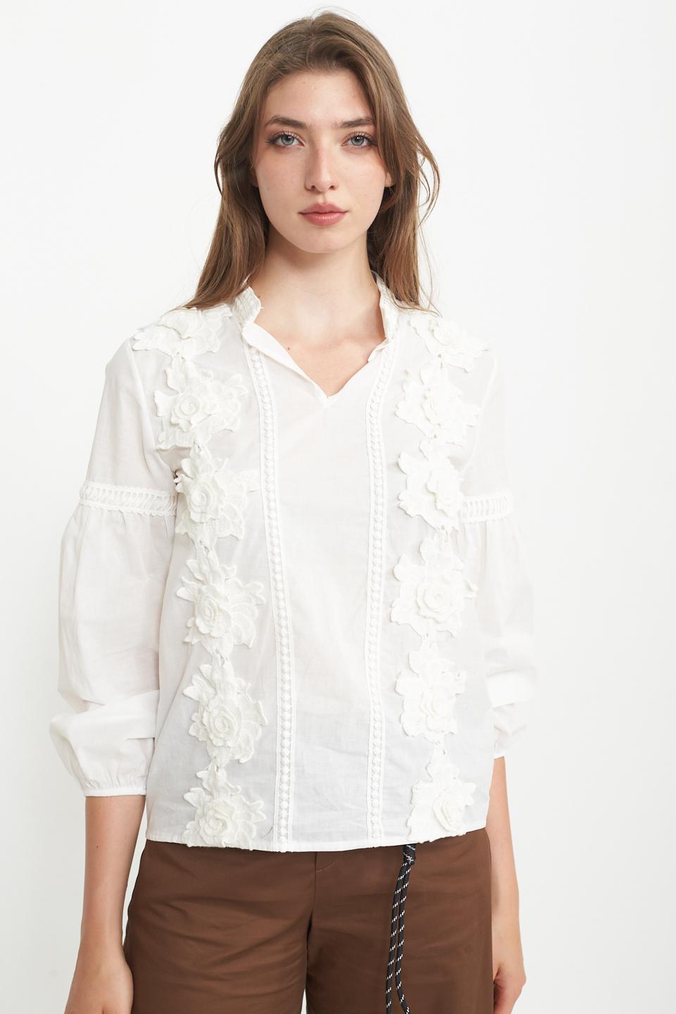 Camicia passamanerie panna - Primavera Estate 2025 | Brend