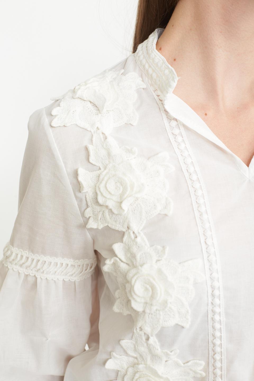 Camicia passamanerie panna - Primavera Estate 2025 | Brend