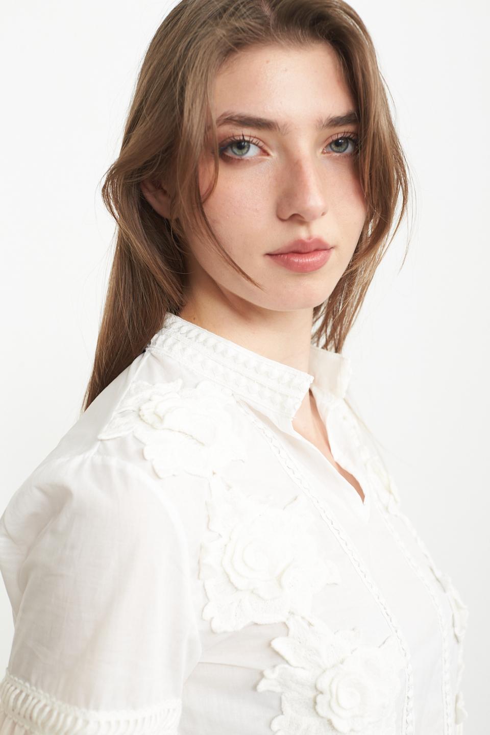 Camicia passamanerie panna - Primavera Estate 2025 | Brend