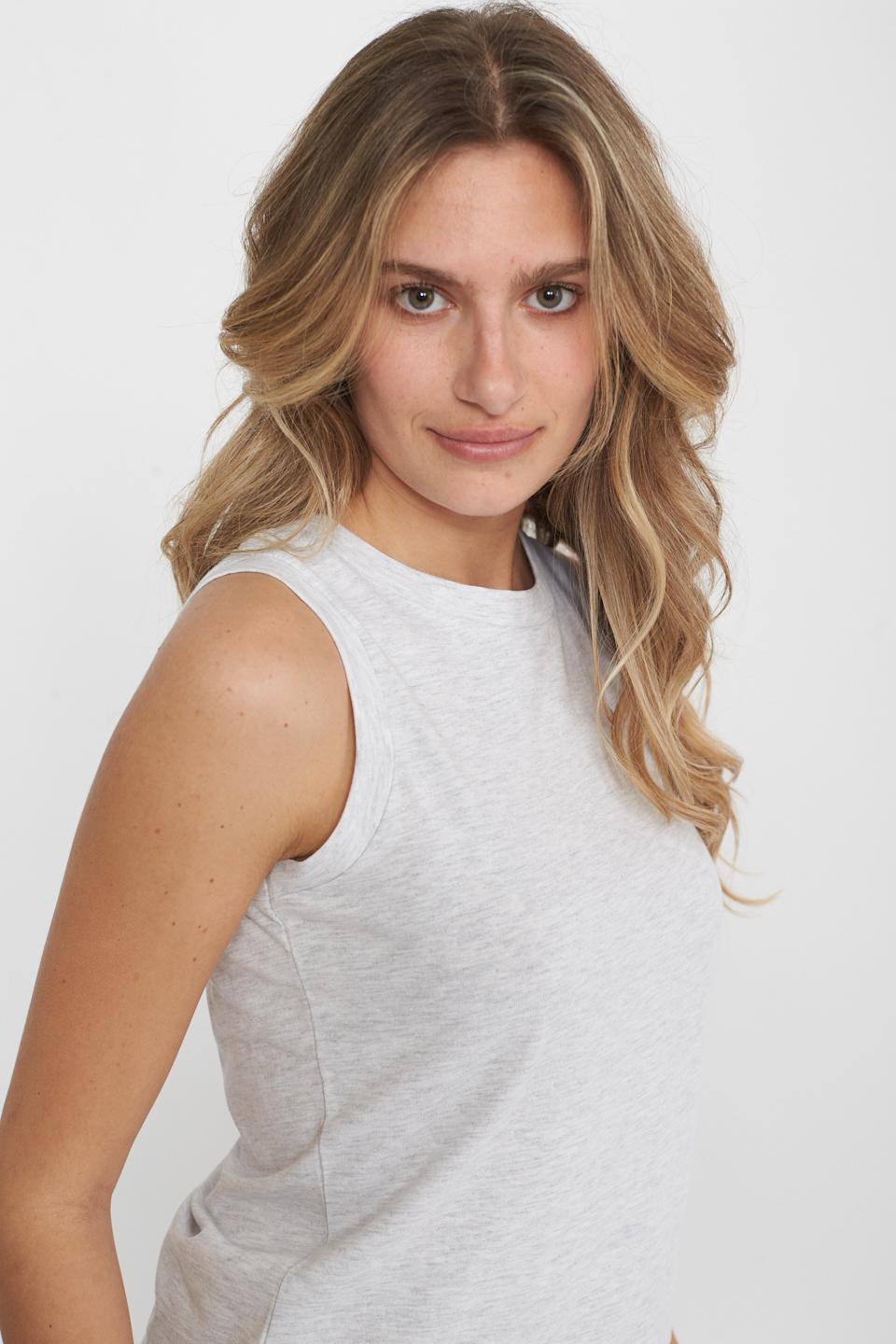 Canotta over cotone grigio nk - Primavera Estate 2025 | Brend