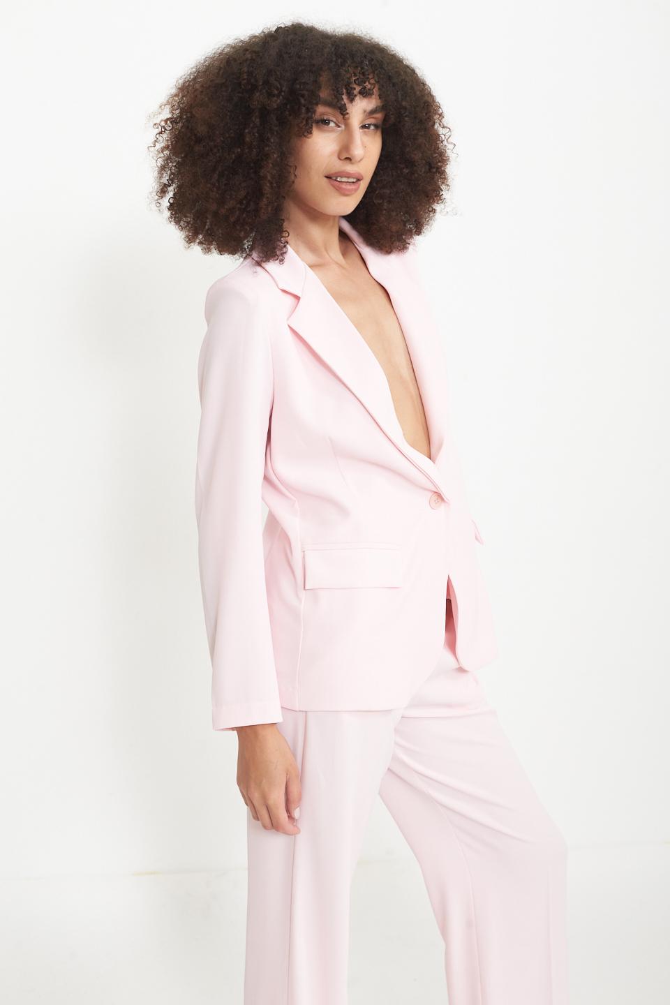 Giacca sfiancata rosa - Primavera Estate 2025 | Brend