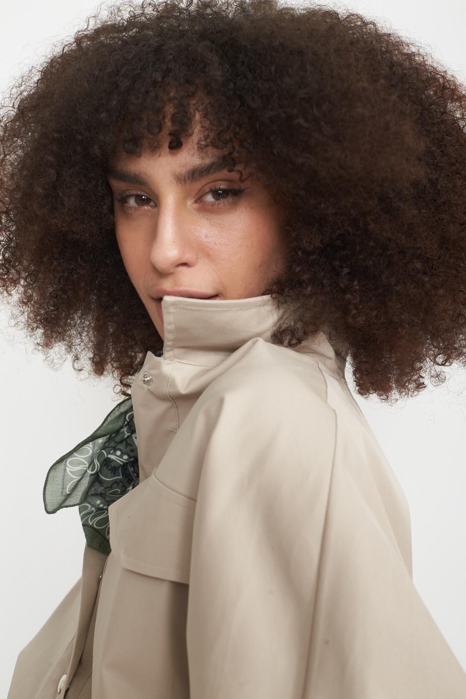 Giacca pattine gabardine beige - Primavera Estate 2025 | Brend