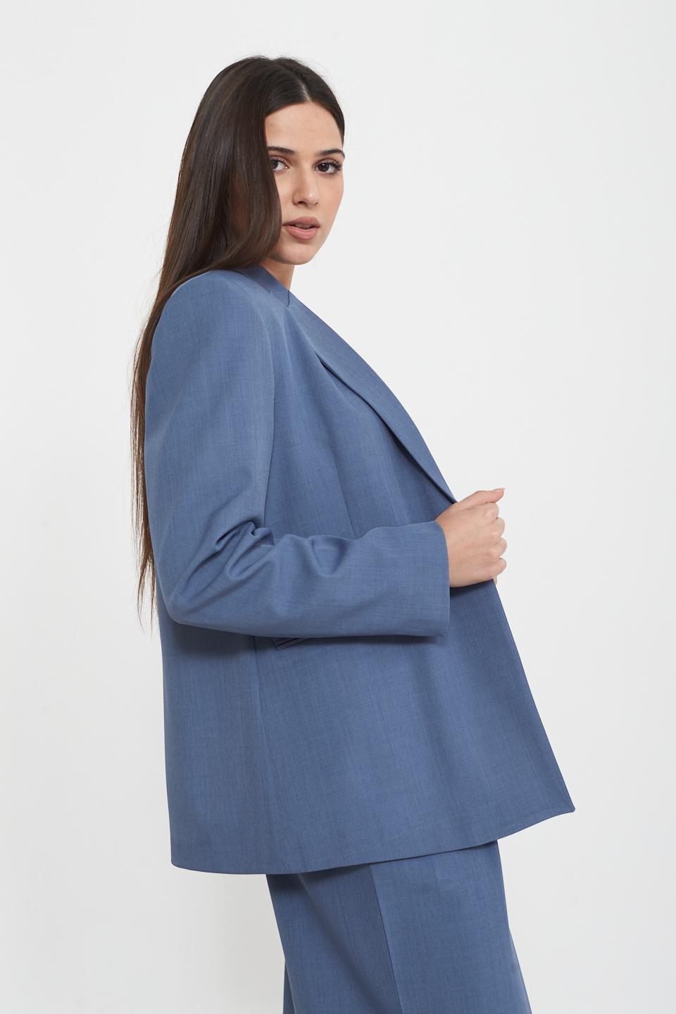 Giacca 1 bottone tasca filetto denim - Primavera Estate 2025 | Brend