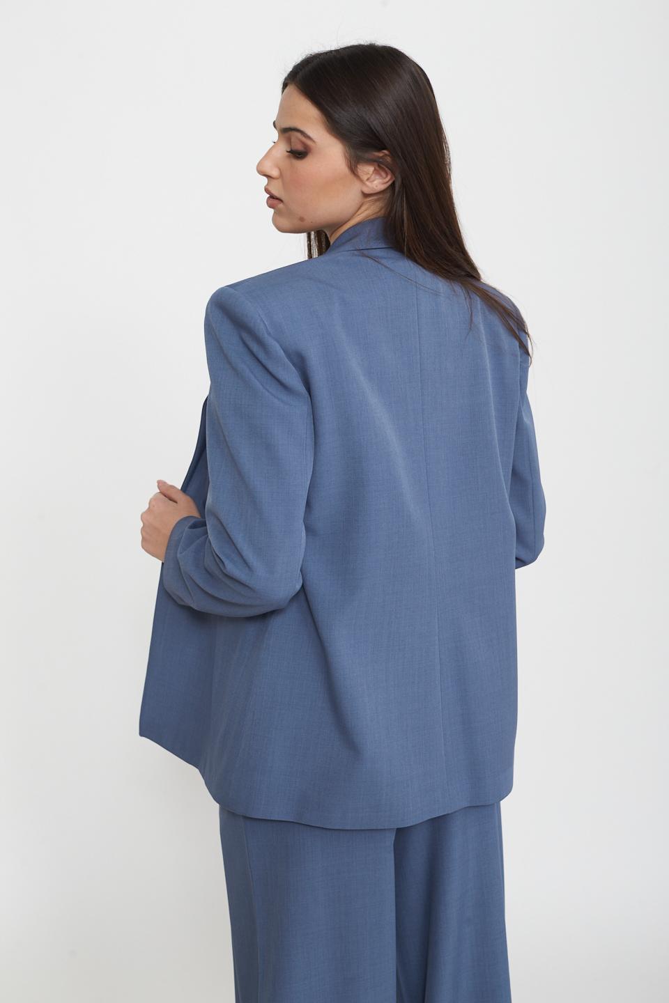 Giacca 1 bottone tasca filetto denim - Primavera Estate 2025 | Brend