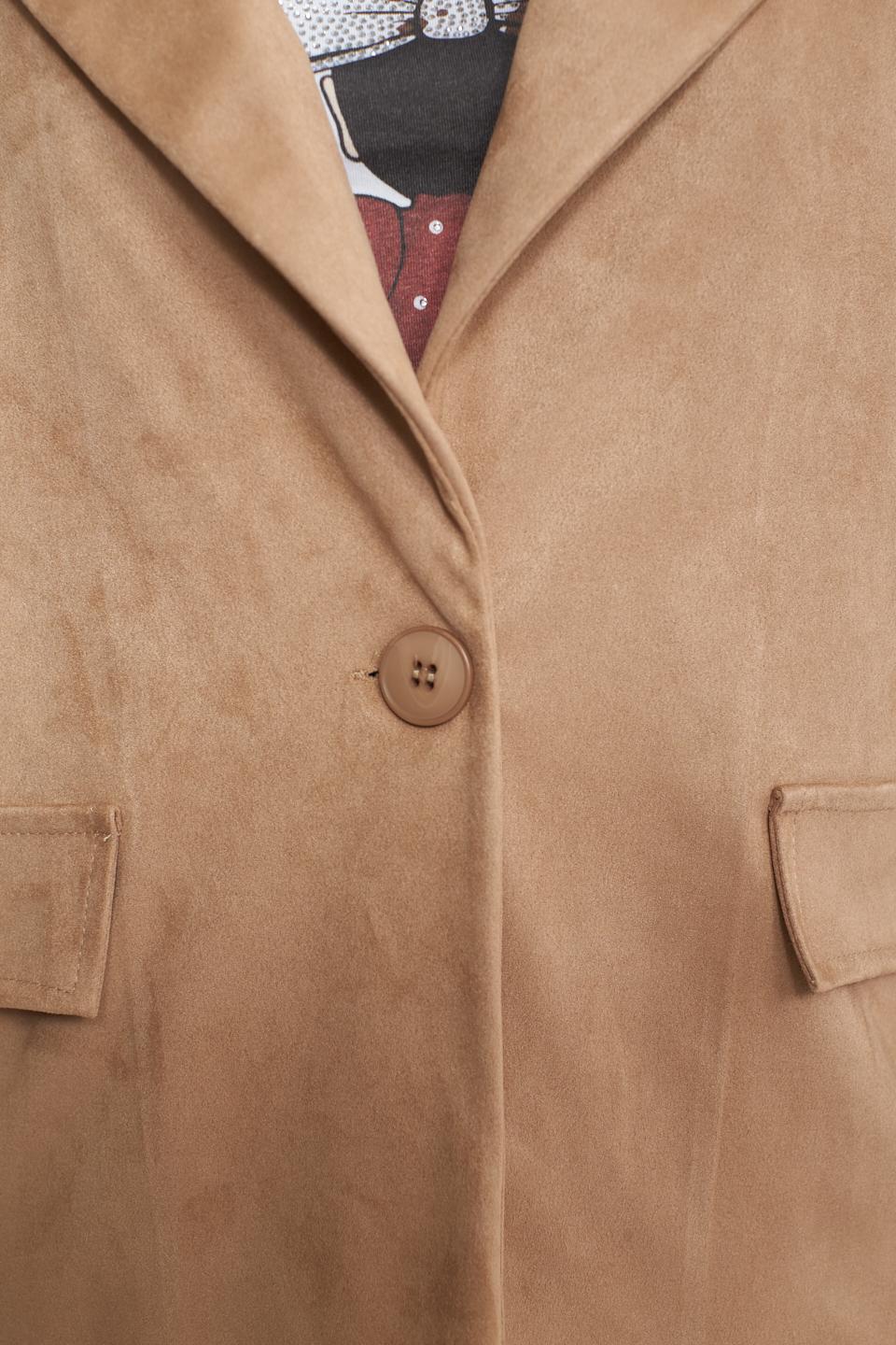 Giacca revers effetto dainetto beige - Primavera Estate 2025 | Brend