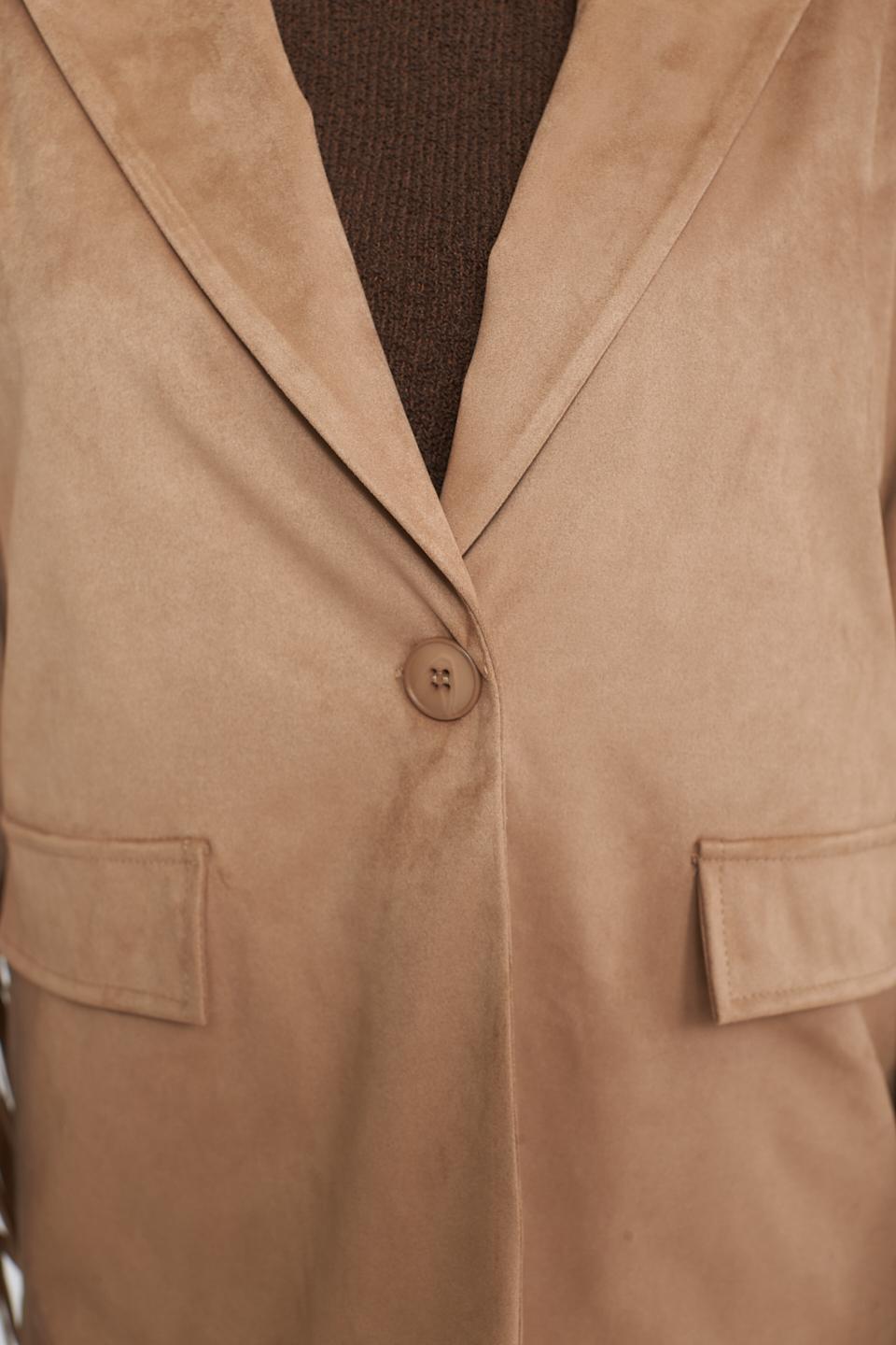 Giacca con frange beige - Primavera Estate 2025 | Brend