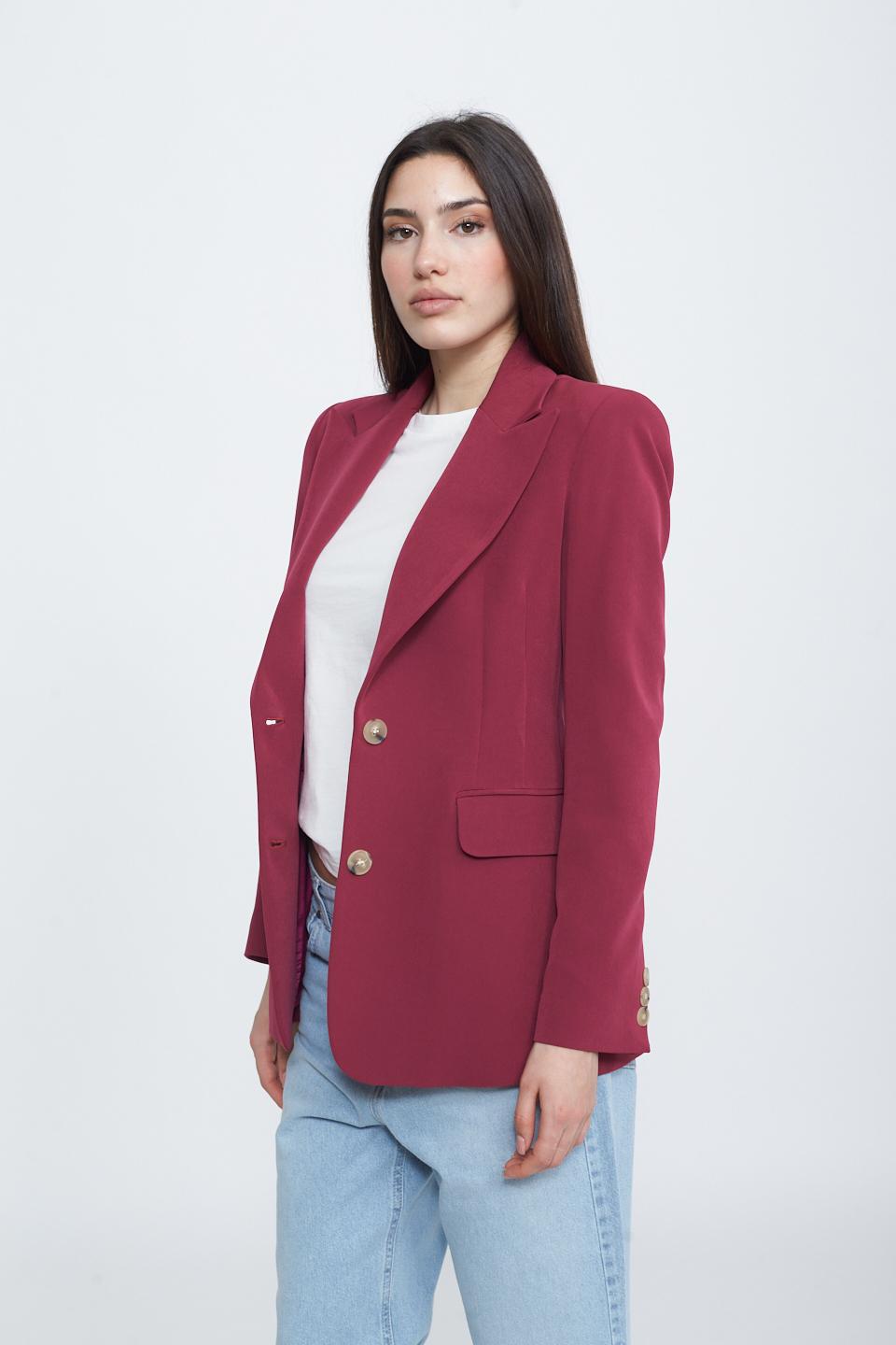 Giacca due bottoni e spalline cherry - Primavera Estate 2025 | Brend