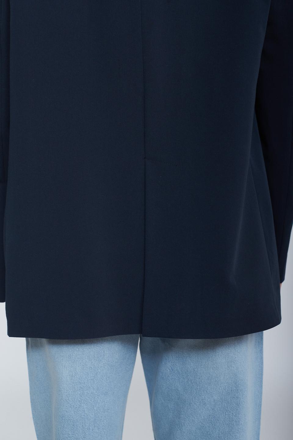 Giacca over inserto camicia blu - Primavera Estate 2025 | Brend