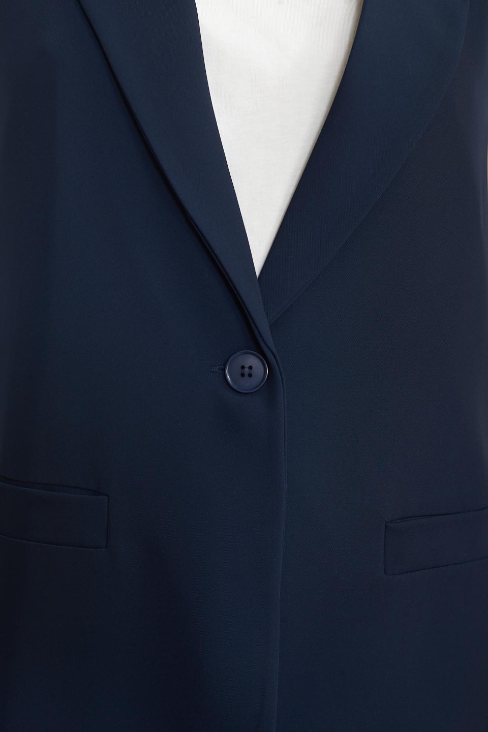 Gilet banda laterale blu - Primavera Estate 2025 | Brend