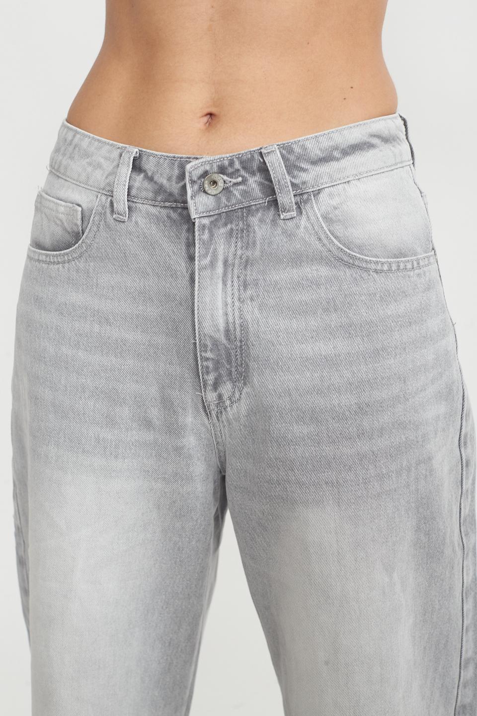 Jeans balloon delavato grigio - Primavera Estate 2025 | Brend