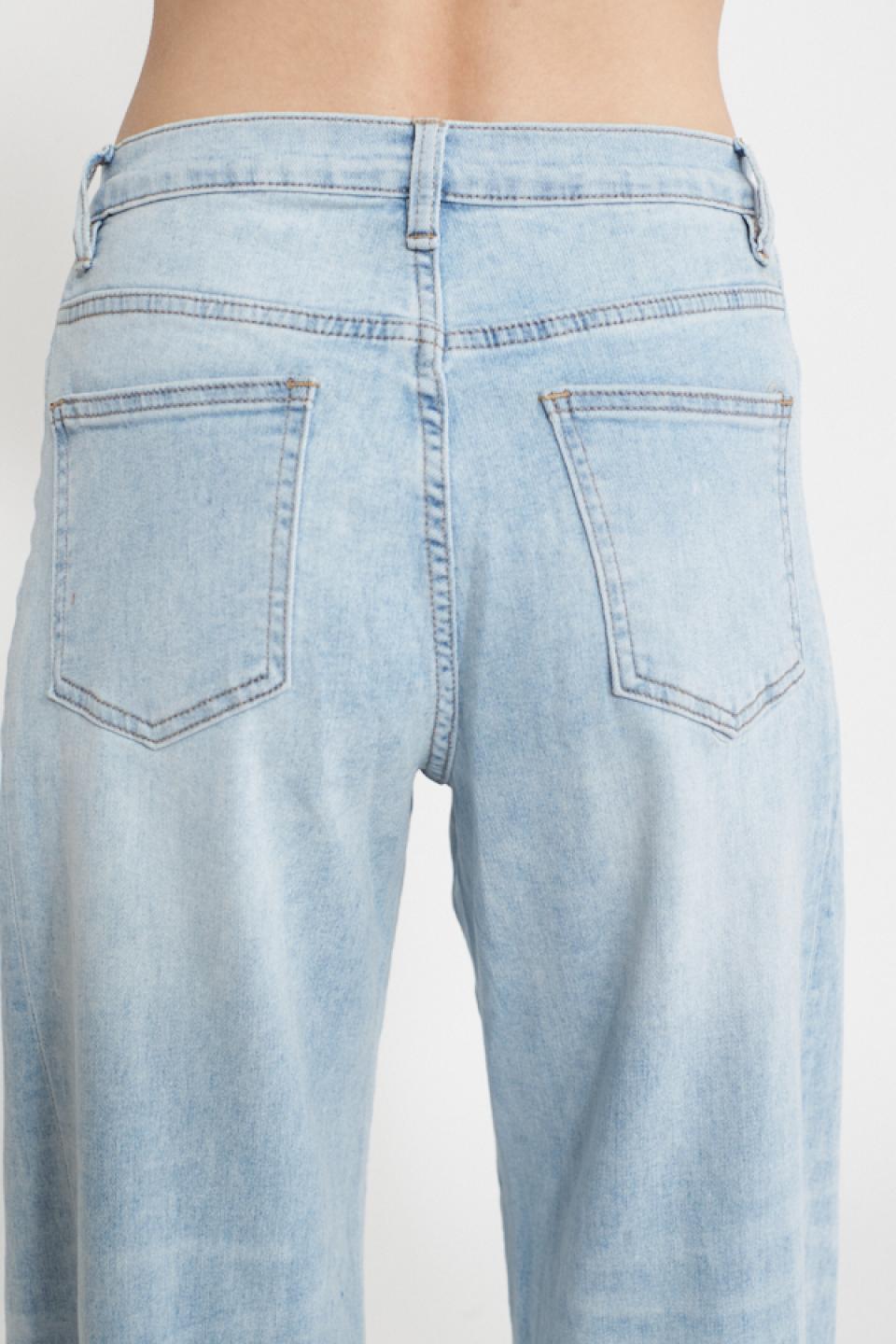Jeans doppio wide-leg denim chiaro - Primavera Estate 2025 | Brend