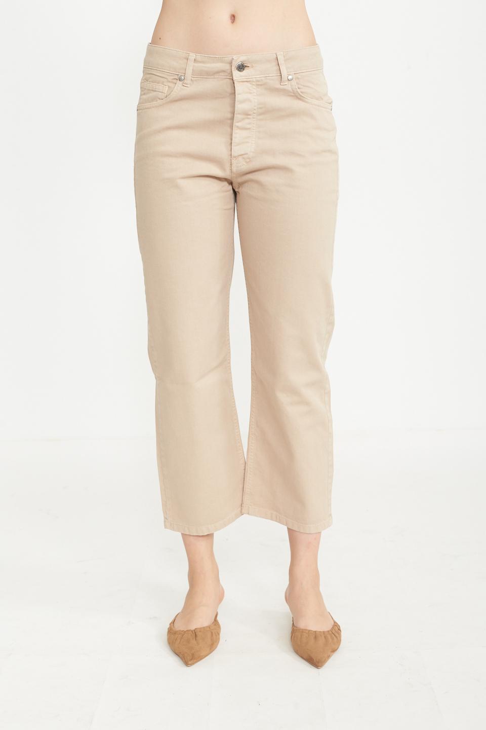 Jeans gamba dritta beige - Primavera Estate 2025 | Brend