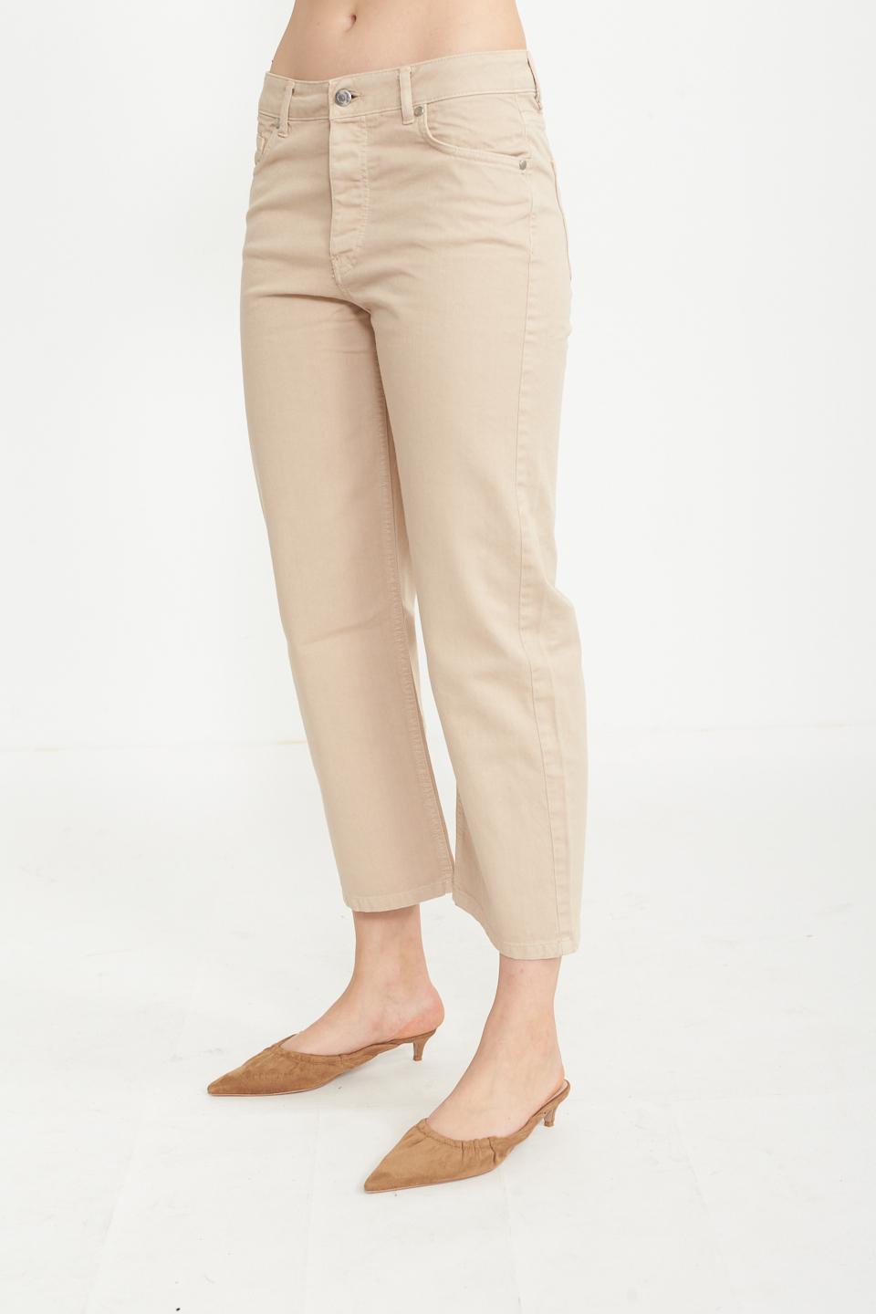 Jeans gamba dritta beige - Primavera Estate 2025 | Brend