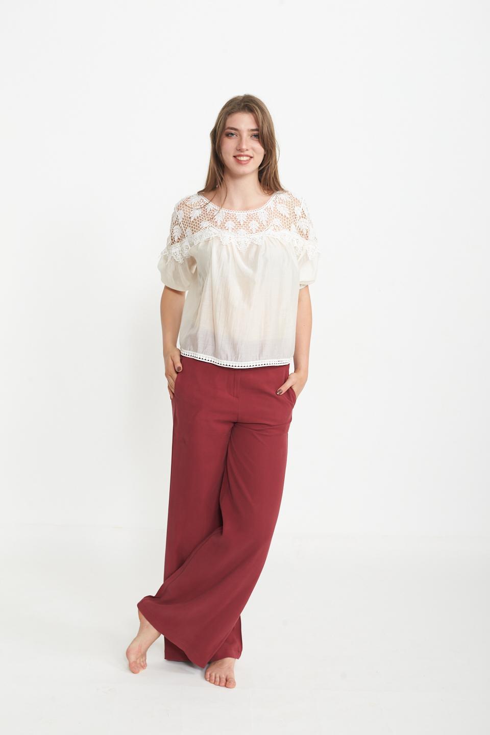 Pantalone palazzo vino - Primavera Estate 2025 | Brend