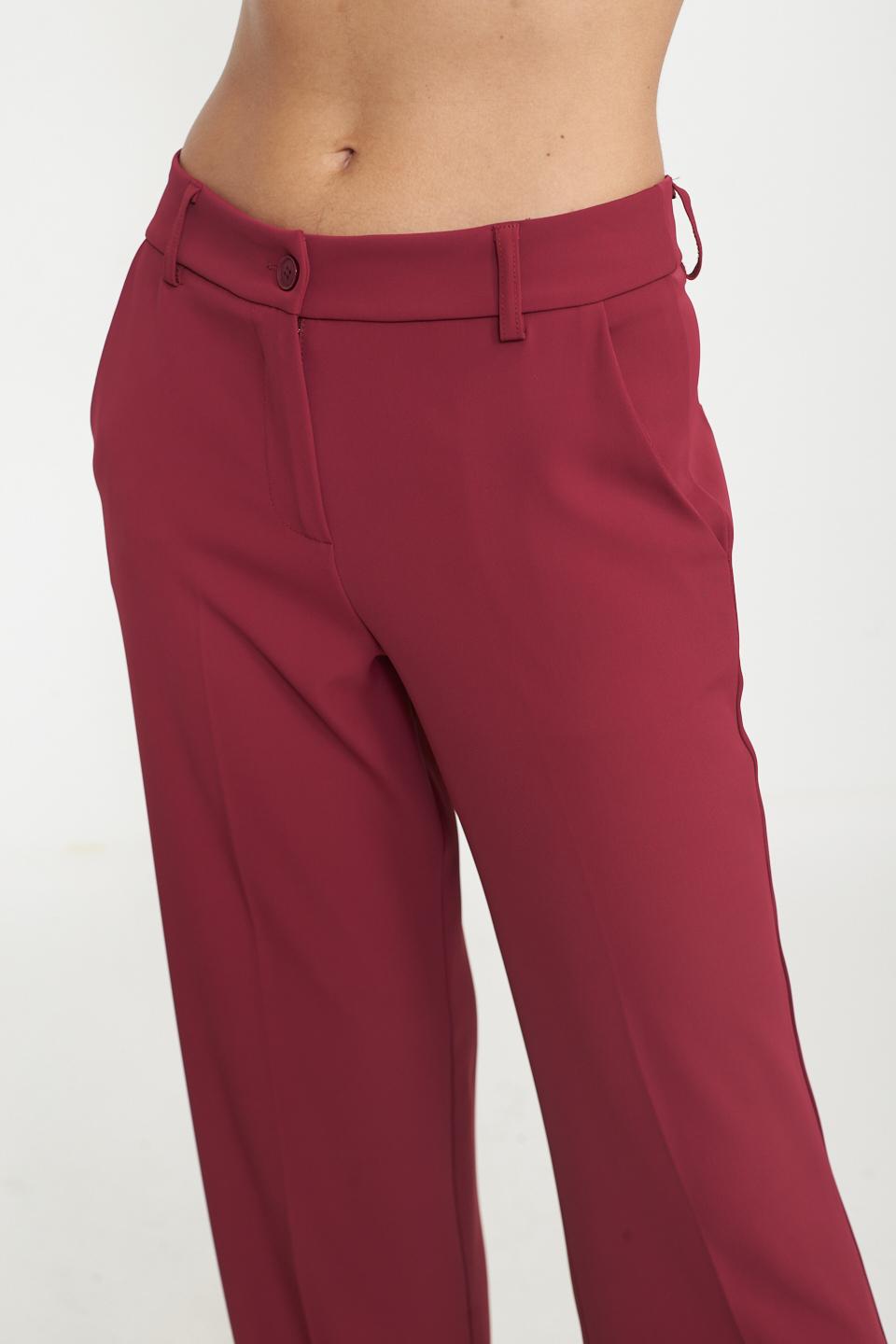 Pantalone palazzo morbido cherry - Primavera Estate 2025 | Brend