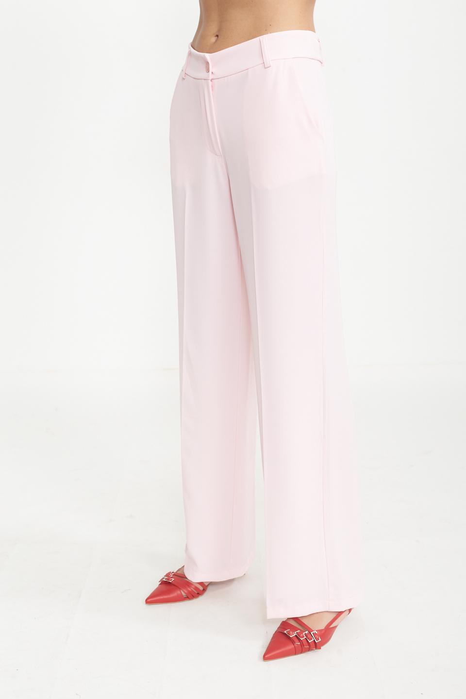 Pantalone palazzo morbido rosa - Primavera Estate 2025 | Brend