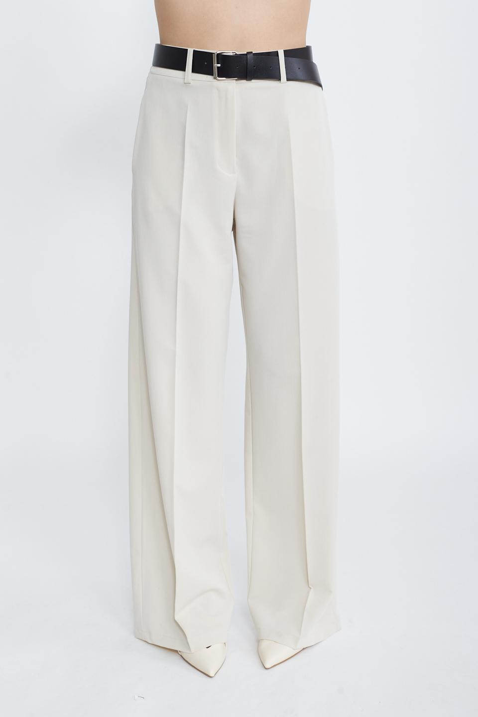 Pantalone palazzo elastico dietro burro - Primavera Estate 2025 | Brend