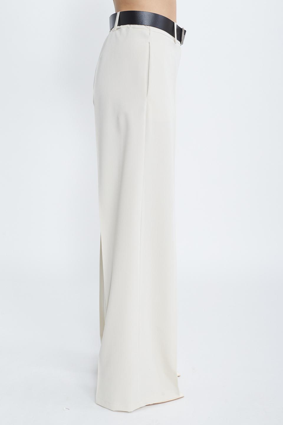 Pantalone palazzo elastico dietro burro - Primavera Estate 2025 | Brend