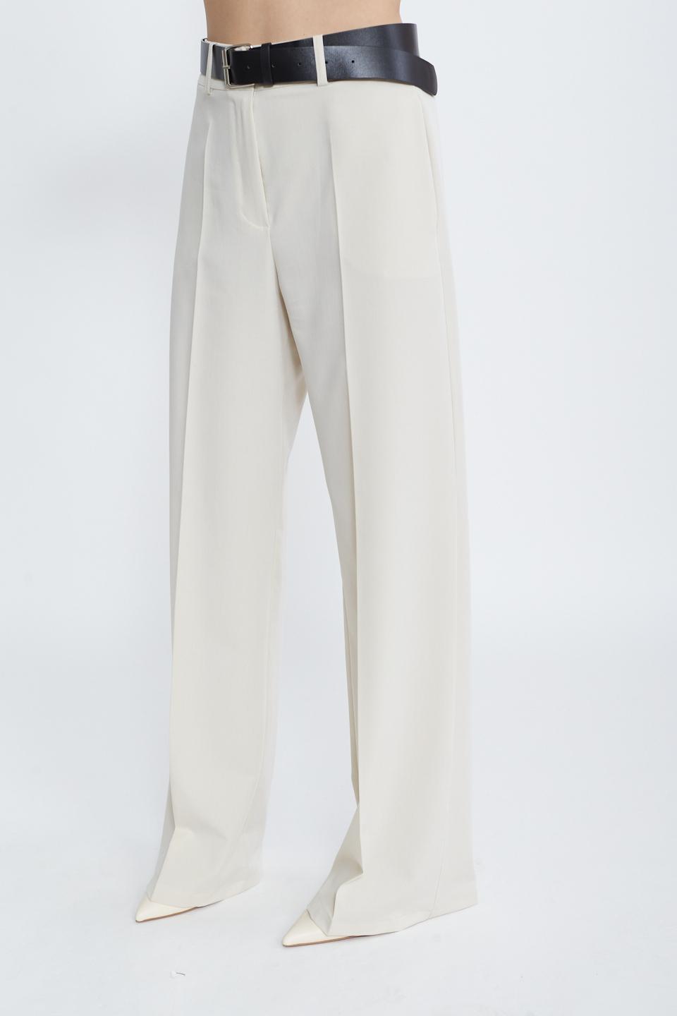 Pantalone palazzo elastico dietro burro - Primavera Estate 2025 | Brend