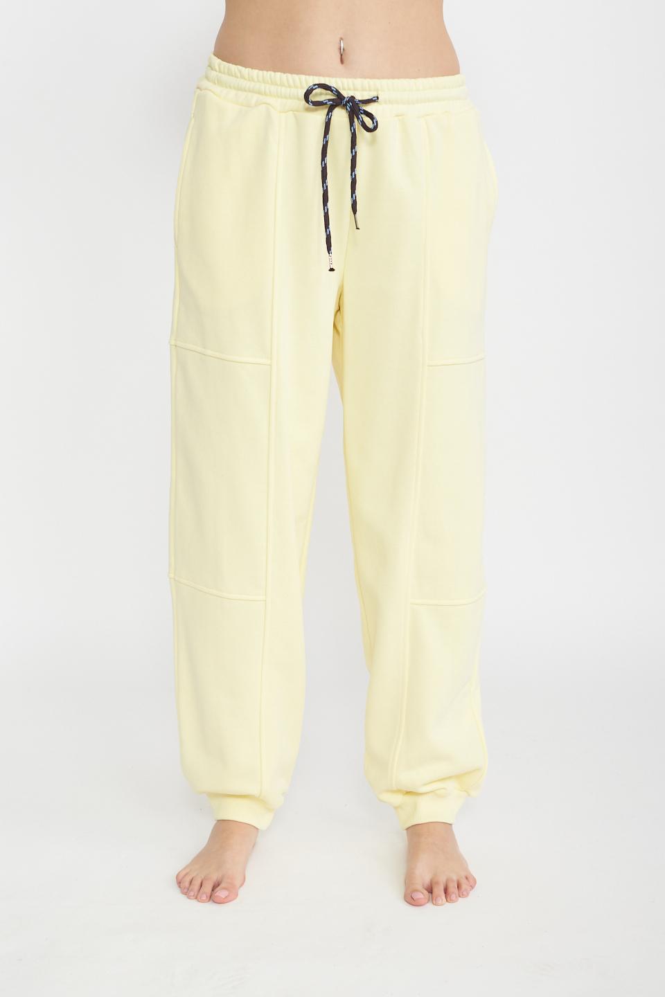 Pantalone felpa elastico giallo p. - Primavera Estate 2025 | Brend