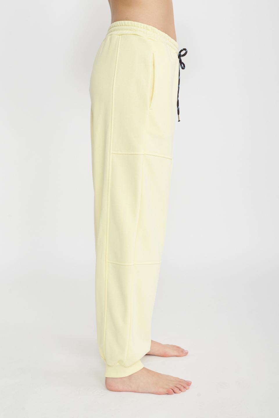 Pantalone felpa elastico giallo p. - Primavera Estate 2025 | Brend