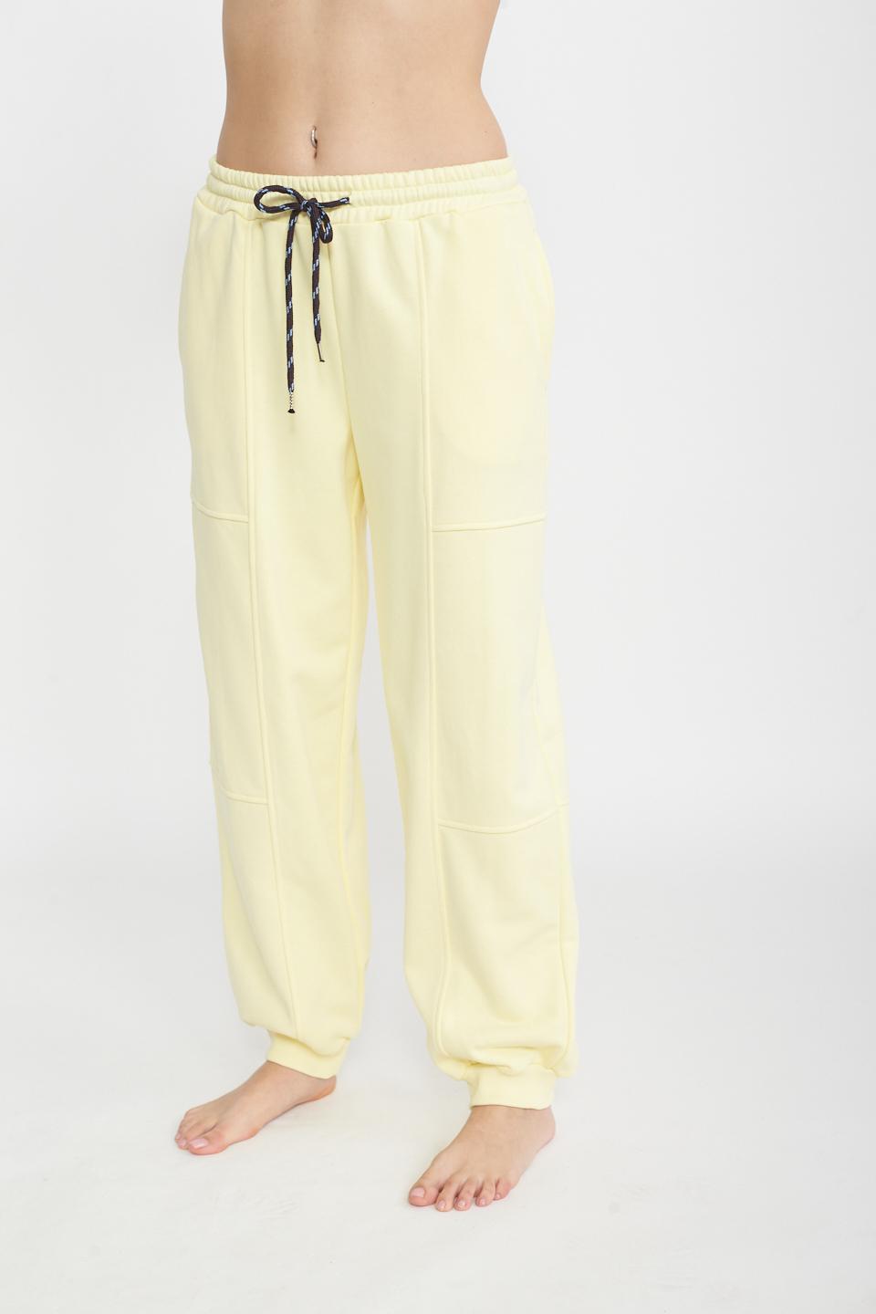 Pantalone felpa elastico giallo p. - Primavera Estate 2025 | Brend