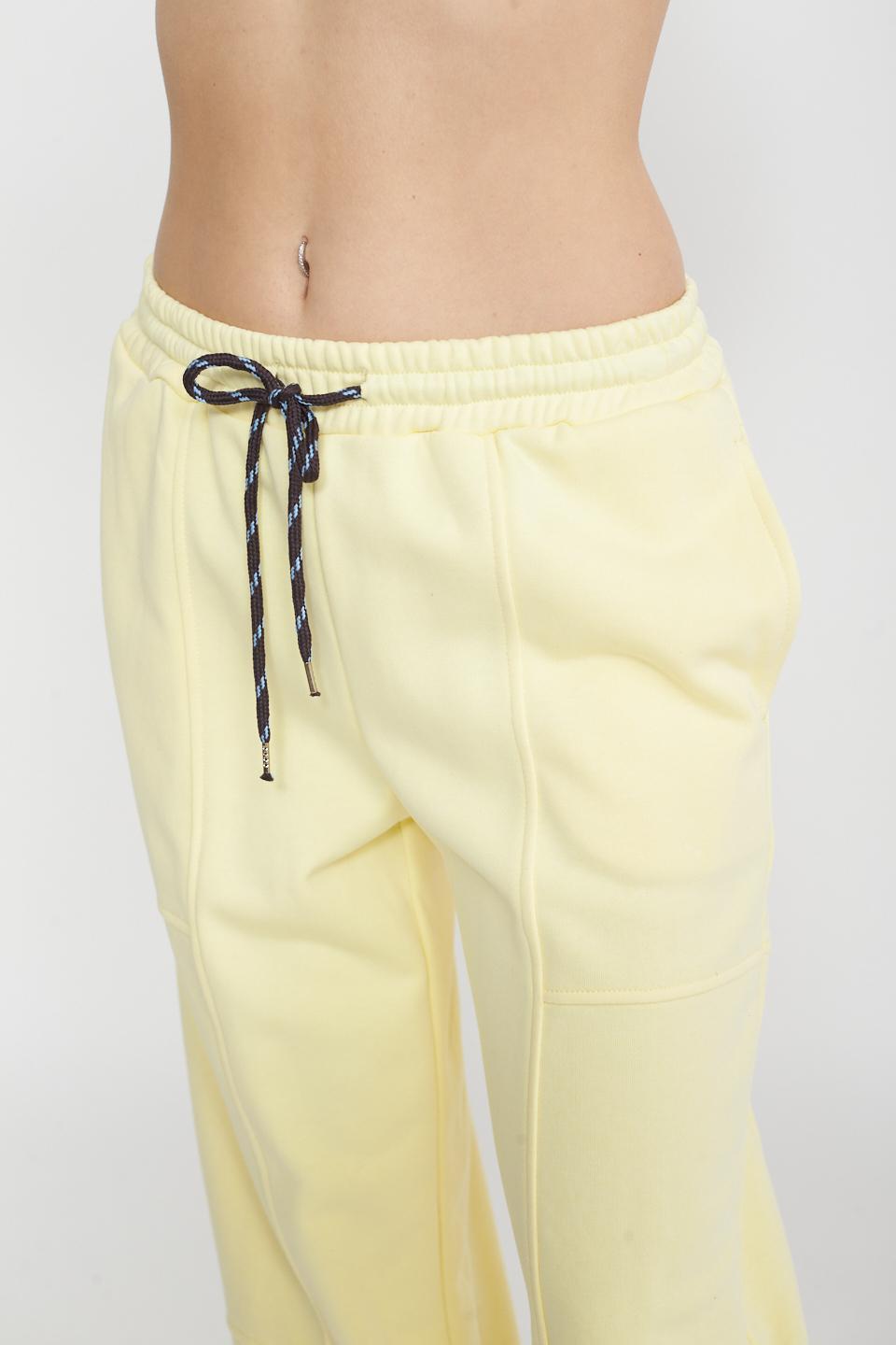 Pantalone felpa elastico giallo p. - Primavera Estate 2025 | Brend