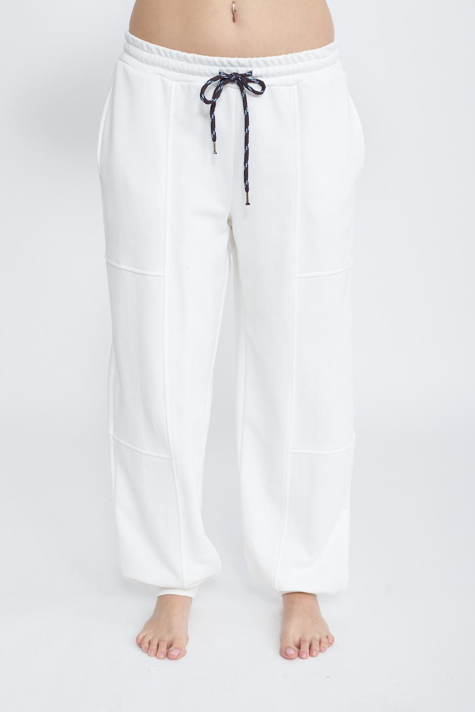Pantalone felpa elastico panna - Primavera Estate 2025 | Brend