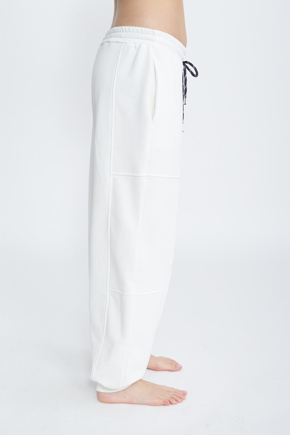 Pantalone felpa elastico panna - Primavera Estate 2025 | Brend