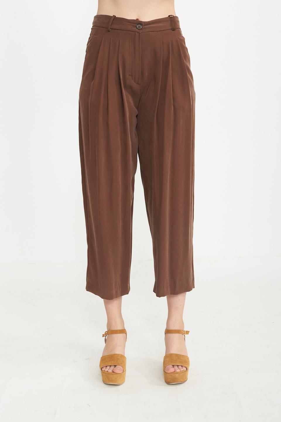 Pantalone carrot pinces moro - Primavera Estate 2025 | Brend