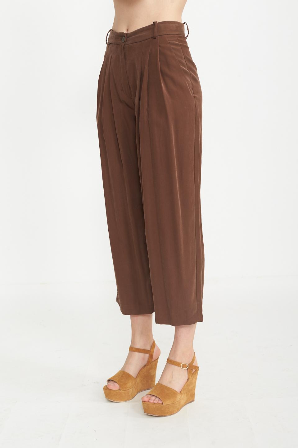 Pantalone carrot pinces moro - Primavera Estate 2025 | Brend