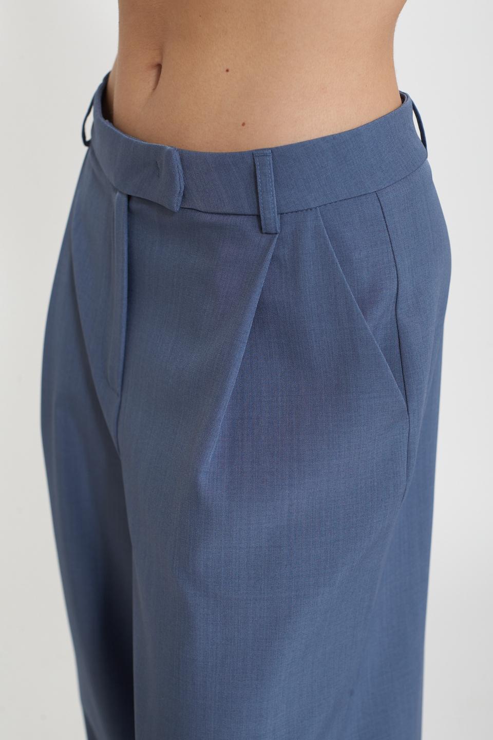 Pantalone palazzo pinces denim - Primavera Estate 2025 | Brend