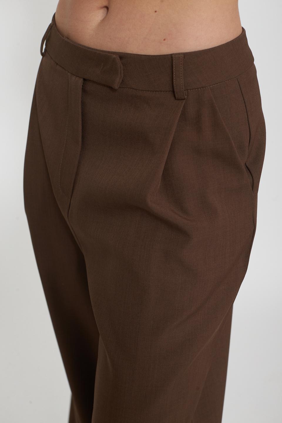 Pantalone palazzo pinces moro - Primavera Estate 2025 | Brend